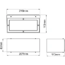 Wall Light LED 18W 4000K Antrhacite