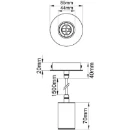 Pendant E27 Single Black