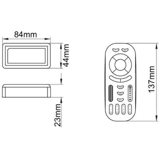 Navara Rgbww Controller & Remote