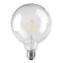 4.5w Dimmable Filament G125 Globe E27 CLEAR 2700K
