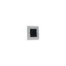 Designa 22BRUSH1 1 Gang Brush Plate - Polished Chrome