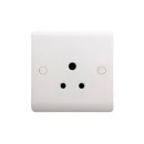 Designa 21S051UN 1 Gang 5A Unswitched Single Socket White