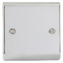 Designa 22BP1 1 Gang Blank Plate Polished Chrome