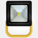 VECORCFL10 10W IP44 Yellow Economy Rechargeable LED Floodlight