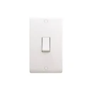 Designa 21S502 2 Gang 50A Double Pole Switch White