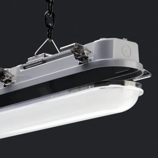 JCC a Leviton Company JC180081 JCC JC180081 ToughLED Pro Weatherproof Batten 1800mm 6ft Twin 72W IP65 4000K FR Denmans