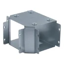 Cable Trunking Tee Top Bend 100X100mm Pre-Galv Steel+Lid
