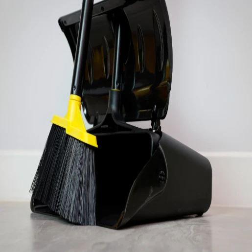 Bulldozer Heavy Duty Lobby Dustpan & Brush Set