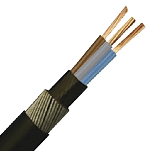 NL6943LSH 4.0mm² Black XLPE/SWA/Basec Armoured Cable 3-Core