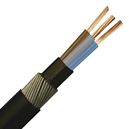 NL6943LSH 4.0mm² Black XLPE/SWA/Basec Armoured  Cable 3-Core