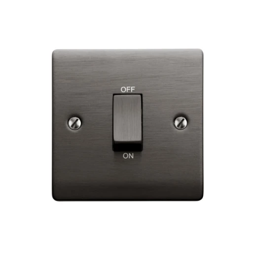 Designa 25S451J Switch 1 Gang 45A Double Pole Graphite