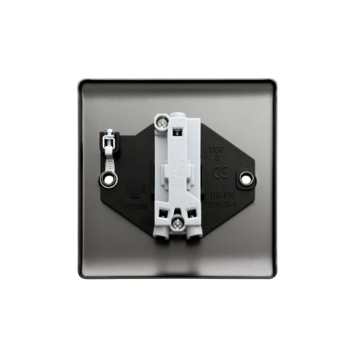 Designa 25S512J 1 Gang 2 Way 10AX Plate Switch Graphite