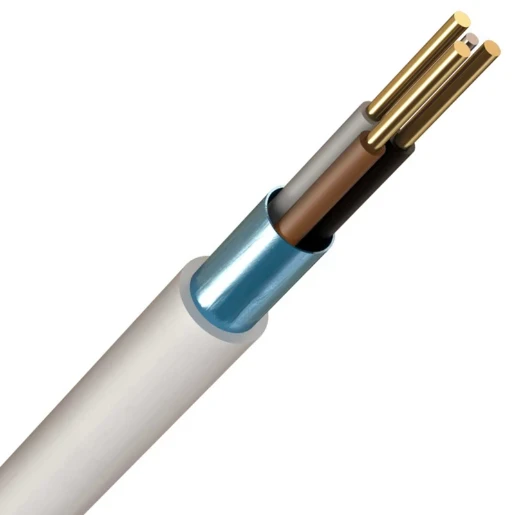 FP200G3C 2.5mm² White Fire Performance Soft Skin Standard Cable 3-Core