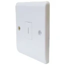 Designa 21S202KELT 20A 1 Gang Double Pole Keyswitch White