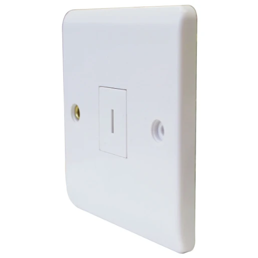 Designa 21S202KELT 20A 1 Gang Double Pole Keyswitch White
