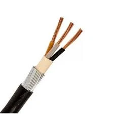 6943LSHGY 6.0mm² Black XLPE/SWA/Green/Yellow Cable 3-Core 1m