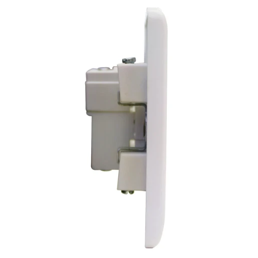 Designa 21S202KELT 20A 1 Gang Double Pole Keyswitch White