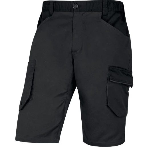 Dark Grey Polyester/Cotton Mach2 Working Bermuda Shorts Extra Large