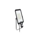 Black 30w 3600LM IP65 LED Floodlight with PIR Sensor 4000K