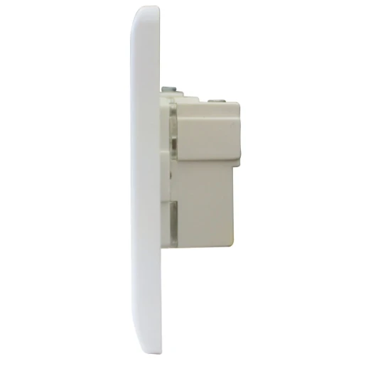 Designa 21S202KELT 20A 1 Gang Double Pole Keyswitch White