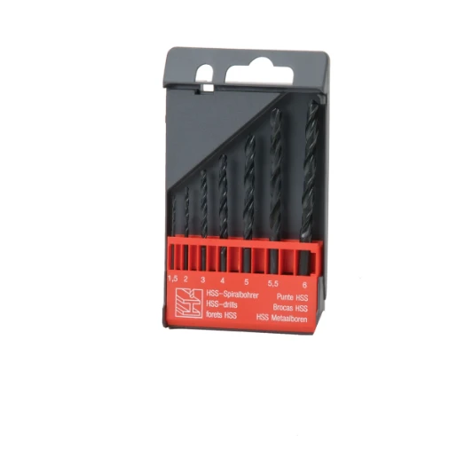 Drill Bit High Speed Steel Set 7 Piece