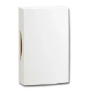 Galaxy Mains Powered Wired Doorchime Kit White With Bell Push