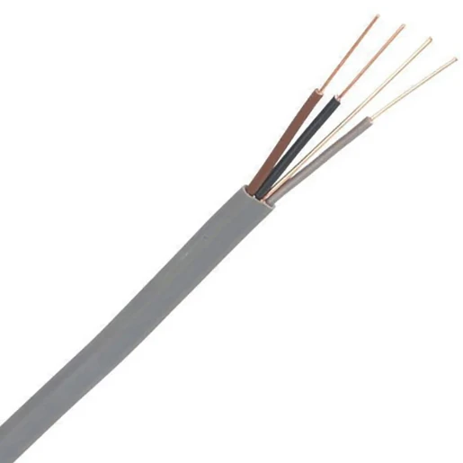 6243YH 1.5mm² Grey PVC Basec Cable 3-Core & Earth