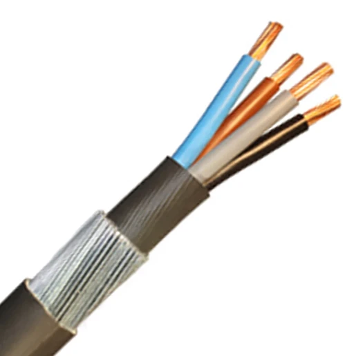 6944XLH 2.5mm² Black PVC XLPE/SWA/Basec Cable 4-Core 1m