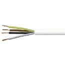 3184TQ 1.5mm² White Harmonised H05BN4-F Cable 4-Core Butyl Rubber