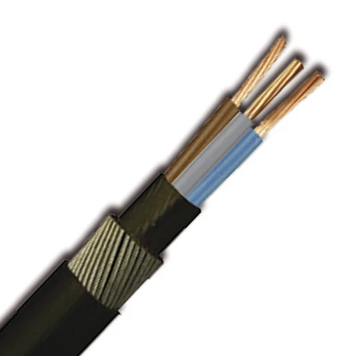 6943XLH 1.5mm² Black PVC XLPE/SWA/Basec Cable 3-Core 1m