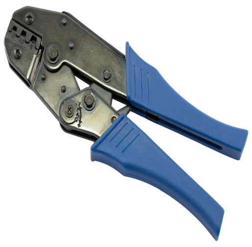 Crimping Tool Ratchet 0.5-6mm Carbon Steel For UnInsulated Push-On