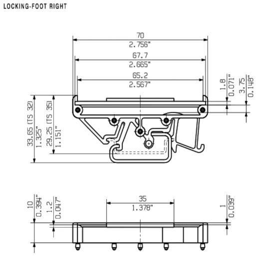 Klippon 0 Card Holder 10x70mm