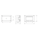 Enclosure Surf Mount Weatherproof 4G Standard 132X82X65mm Grey System 55