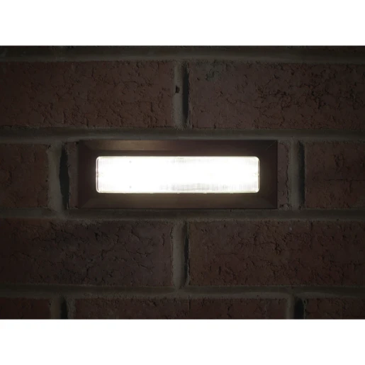 Brick Light LED Rectangular Slimline 3W 4000K 188lm Black