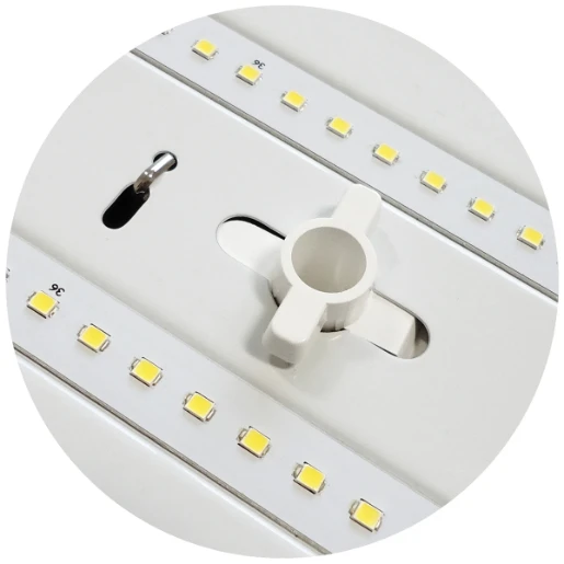Eterna Twin 5ft LED Weatherproof Fitting, Grey