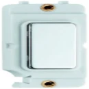 Insert Blank Module Bright Chrome/White