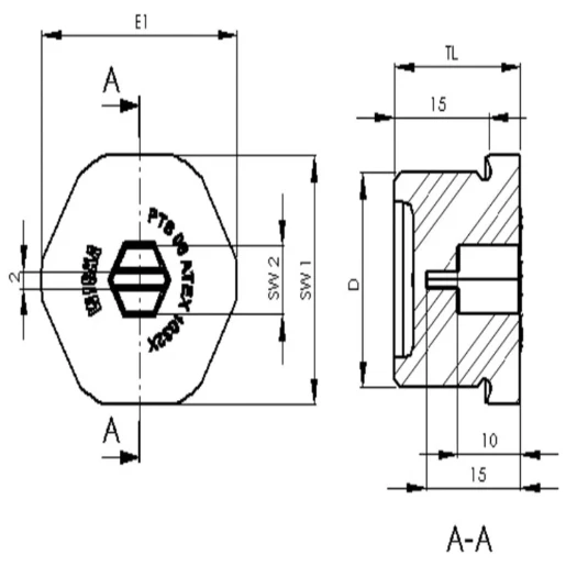 Stop End Ex-Evsg 16 Atex M16 Black Polyamide IP66 IP68 (5 Bar