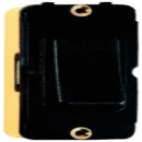 Insert Rocker Grid 2 Way&Off Retractive 10A Black/Black