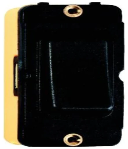 Insert Rocker Grid 2 Way&Off Retractive 10A Black/Black