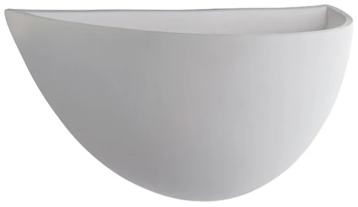 Uplight Mini Plaster E27 GLS IP20 40W 240V White