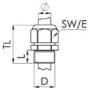 Cable Gland Esvg20 Ventgland M20 Grey Polyamide Pressure Compe