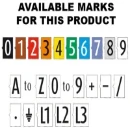 Marker Cable Snap-On Letter L3 Box=300 3.3-4.5mm Black On White