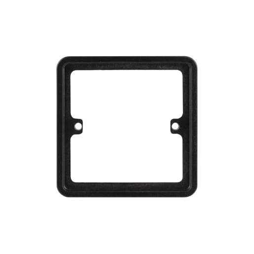 Lisse 1-Gang Spacer 87x87mm Black