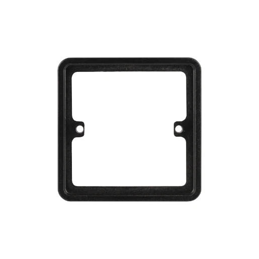 Lisse 1-Gang Spacer 87x87mm Black