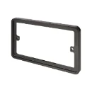 Lisse 2-Gang Spacer 87x148mm Black