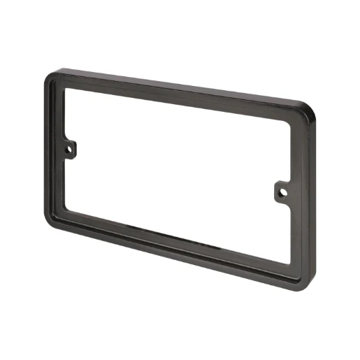 Lisse 2-Gang Spacer 87x148mm Black