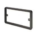 Lisse 2-Gang Spacer 87x148mm Black