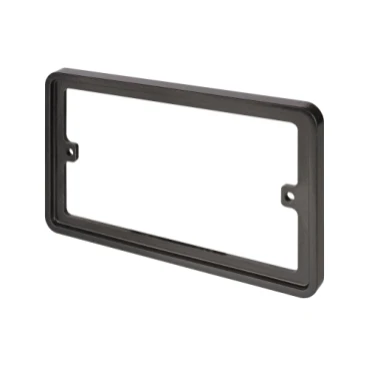 Lisse 2-Gang Spacer 87x148mm Black