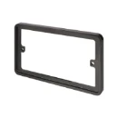 Lisse 2-Gang Spacer 87x148mm Black
