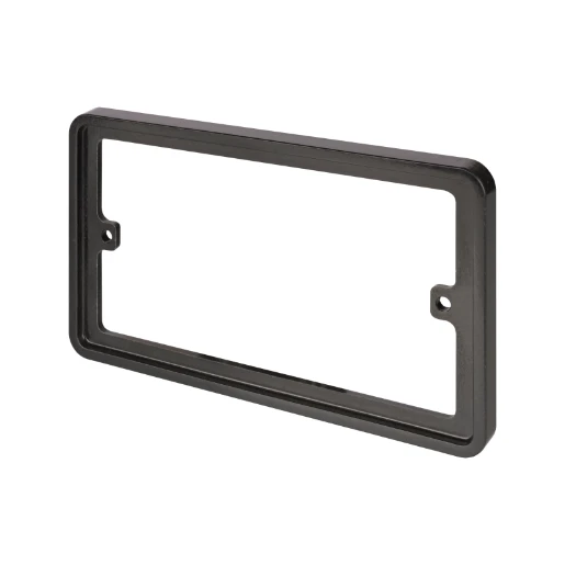 Lisse 2-Gang Spacer 87x148mm Black